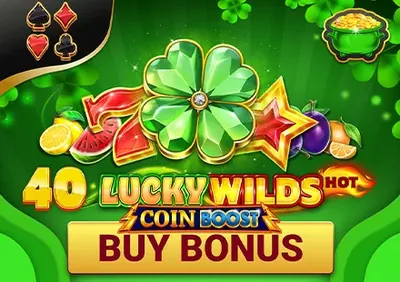 40 Lucky Wilds Hot Coin Boost